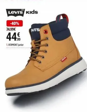 levi's kids  -40%  74.99€  44.9⁹9  1. vermont junior  wi's  levis 