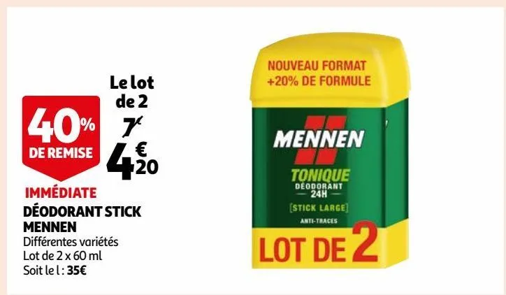 déodorant stick mennen