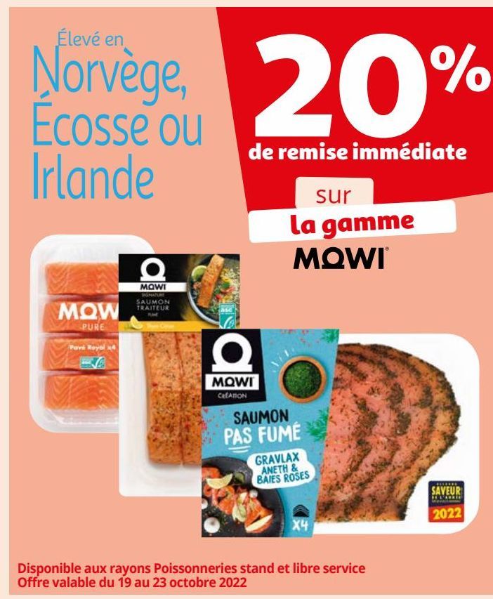 20% de remise immédiate sur la gamme