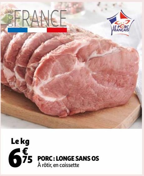 PORC : LONGE SANS OS