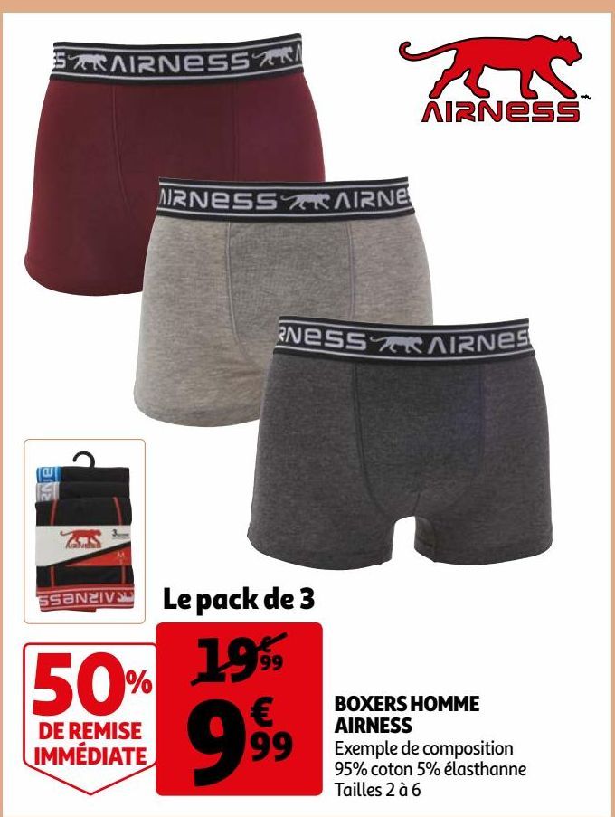 BOXERS HOMME AIRNESS