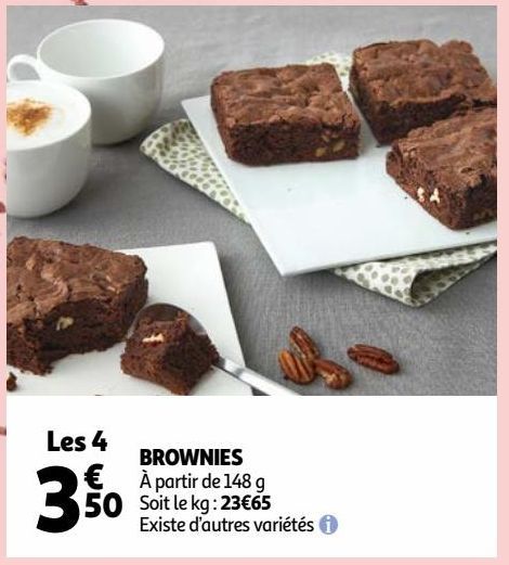 BROWNIES Les 4 