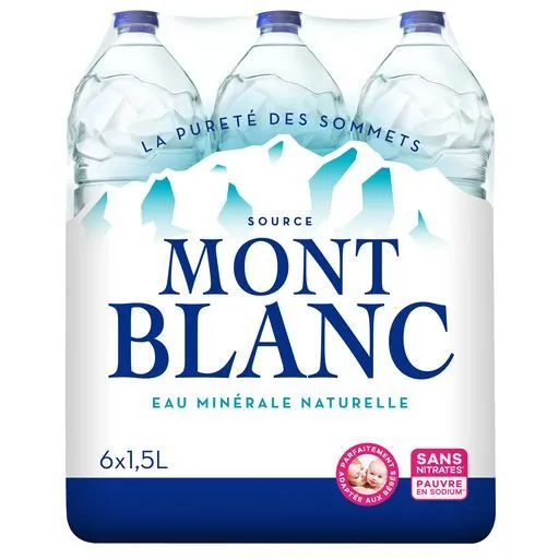 eau minérale naturelle mont blanc
