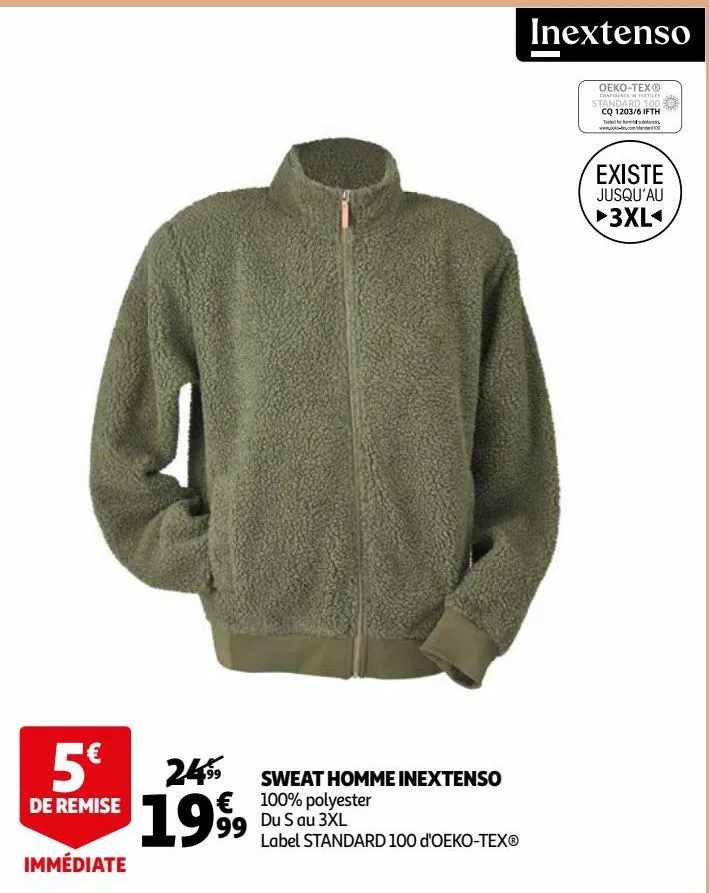 sweat homme inextenso