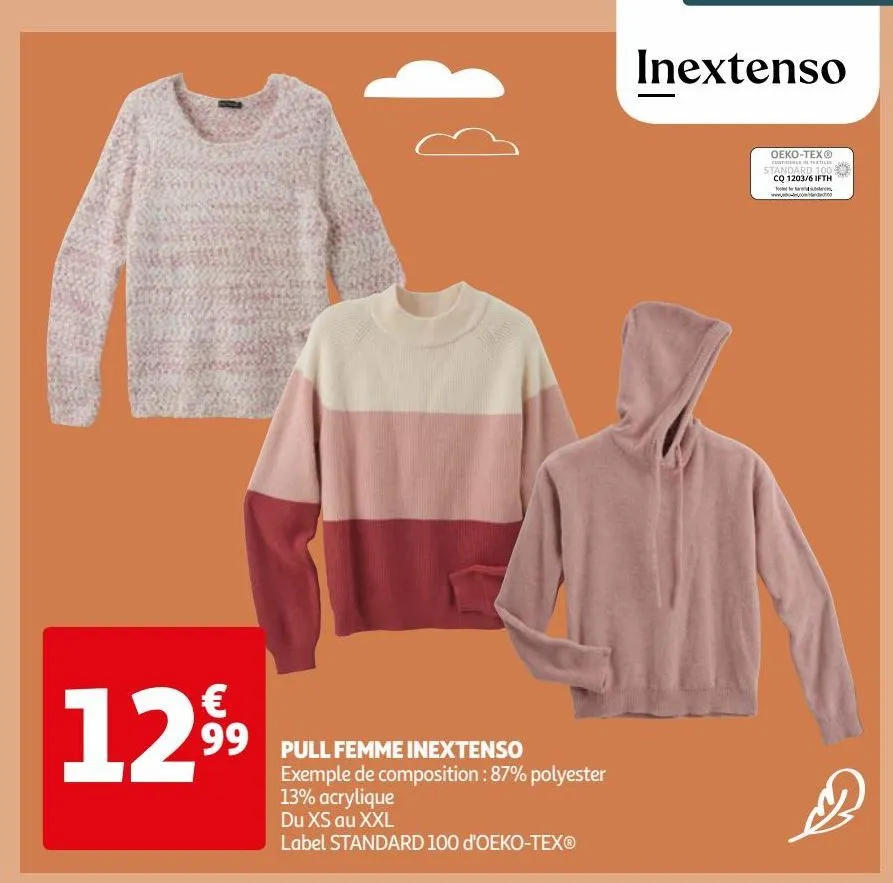 pull femme inextenso