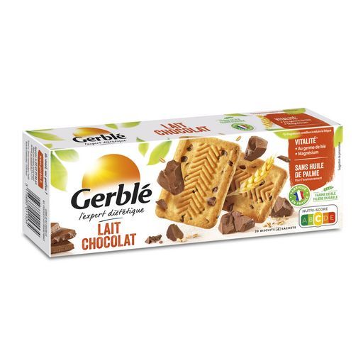 BISCUITS LAIT CHOCOLAT GERBLE 