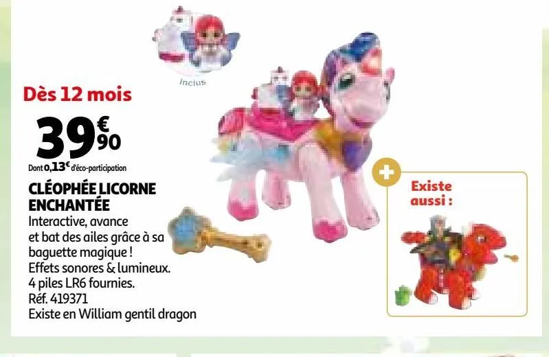 cléophée licorne enchantée