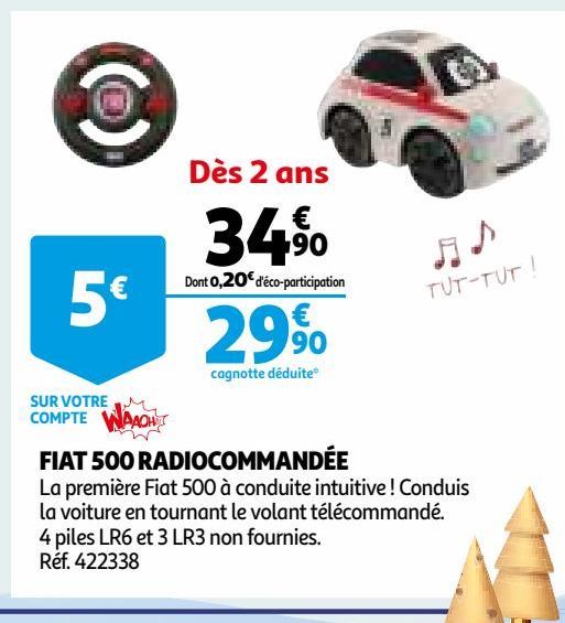 FIAT 500 RADIOCOMMANDÉE