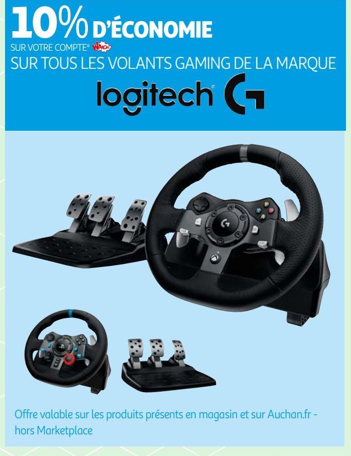 LES VOLANTS GAMING DE LA MARQUE