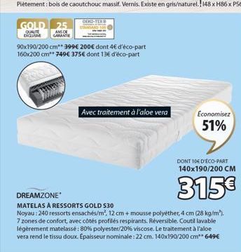 matelas à ressorts 