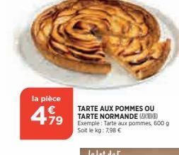 tarte aux pommes 