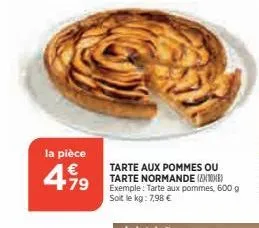 la pièce  4.99  