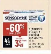 dentifrice sensodyne