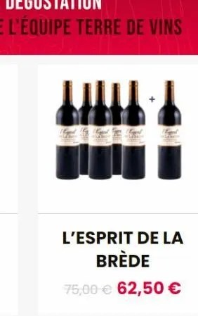 bbbbb  l'esprit de la brède  75,00 € 62,50 € 