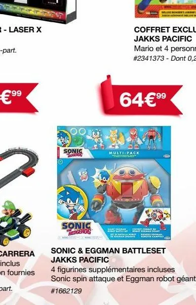 sonic genog  ⓒ  sonic hedgehog  99  64€⁹⁹  multi-pack  som  san soma 10000 set de batalla sorce besiges doman fooman digant roboter kampiset  sonic & eggman battleset jakks pacific  4 figurines supplé