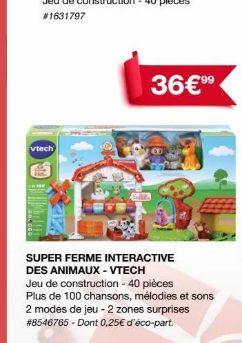 ferme interactive vtech