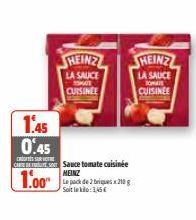 sauce tomate cuisinée Heinz