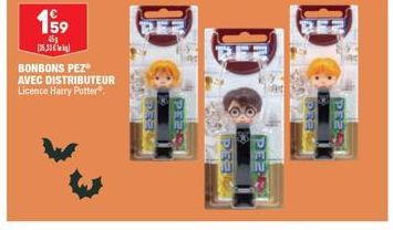 199  45  125.33  BONBONS PEZ  AVEC DISTRIBUTEUR Licence Harry Potter".  PEZO 