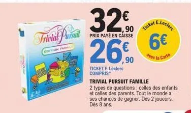 trivial pursuit e.leclerc