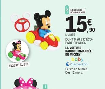 piles Mickey Mouse