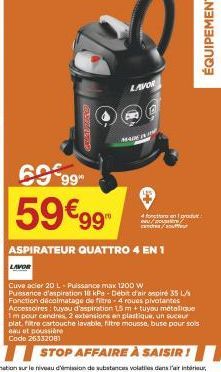 aspirateur lavor