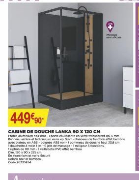 cabine de douche 