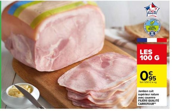 jambon cuit Carrefour