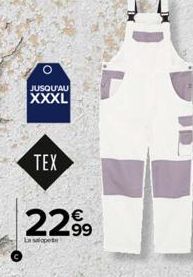 O  JUSQU'AU  XXXL  TEX  2299  La sopete 