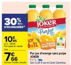 jus d'orange Joker