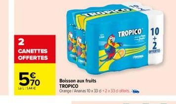 boisson aux fruits Tropico