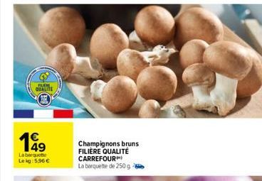 champignons Carrefour