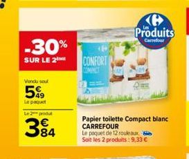 papier toilette Carrefour