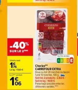 chorizo carrefour