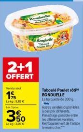 promos Bonduelle