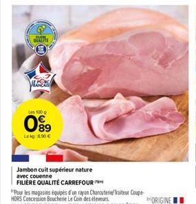 jambon cuit Carrefour