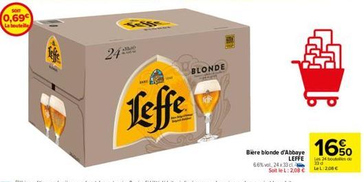 bière blonde Leffe