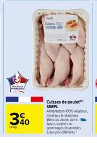 cuisses de poulet 