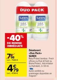 soldes Sanex