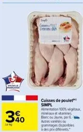 cuisses de poulet 