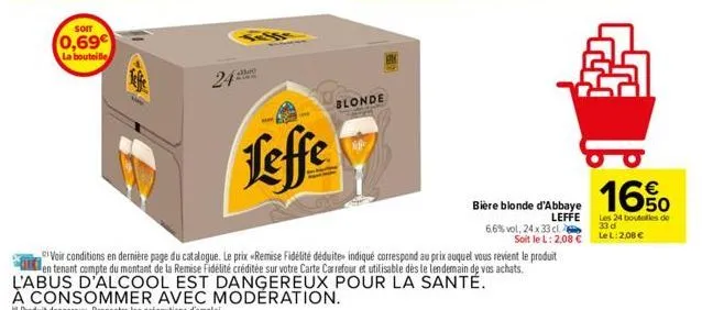 bière blonde leffe