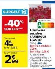 framboises Carrefour