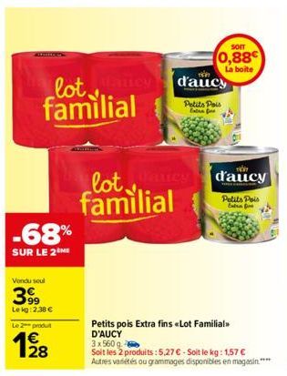 petits pois D'aucy