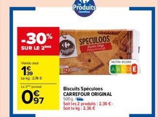 spéculoos Carrefour