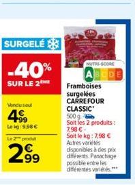 framboises Carrefour