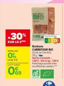 bonbons Carrefour