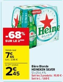 bière blonde Heineken