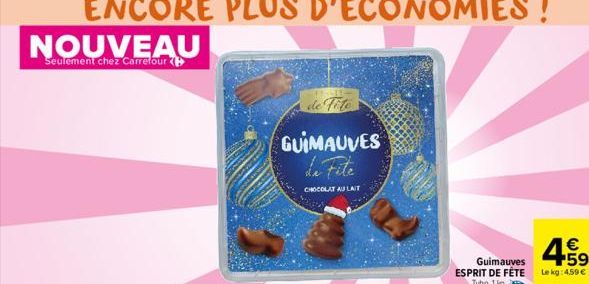 chocolat au lait Carrefour