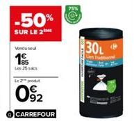 -50%  SUR LE 2  Vondusul  1955  Les 25 c Le 2 produt  092  75%  (09  300 PING PON  30L  Lien Traditionnel 