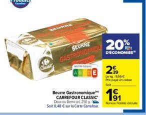 beurre Carrefour