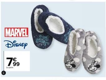 MARVEL  DISNEY  7.99  €  La paire 